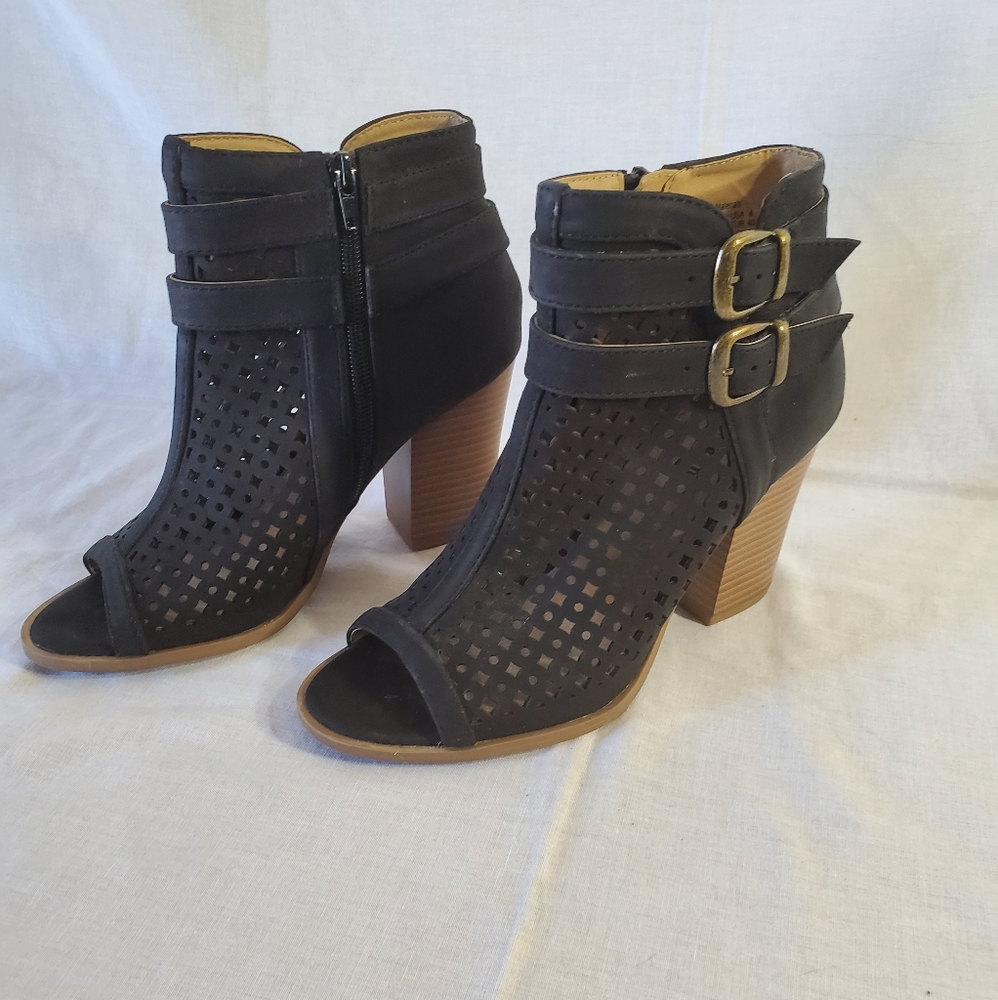 Open Toe Boots